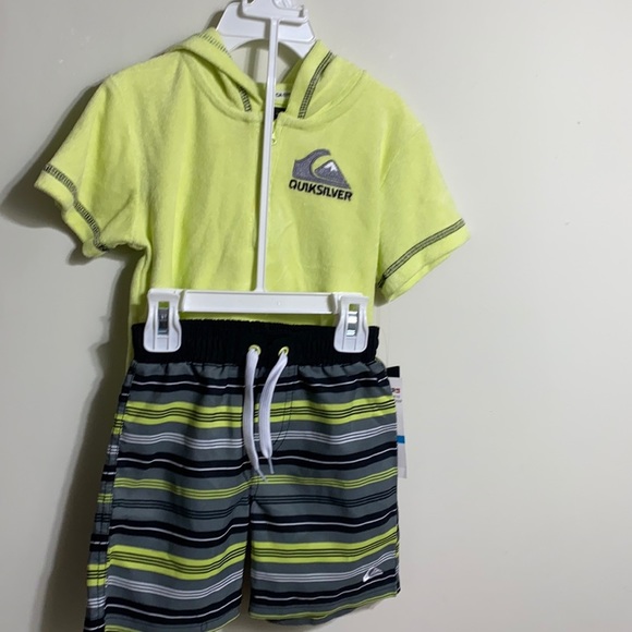 Nwt Quiksilver 2 Piece Toddler Set - Picture 1 of 9